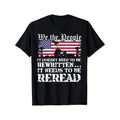 We The People Are Pissed It Doesn't Need to Be Rewritten T-Shirt Black casual short sleeve men's sport T-shirt 220g made...
