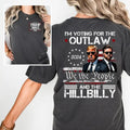 We The People Im Voting For The Outlaw And The Hillbilly Trum Vance 2024 Shirt Hoodie, Sweatshirt | GrindPrints.com