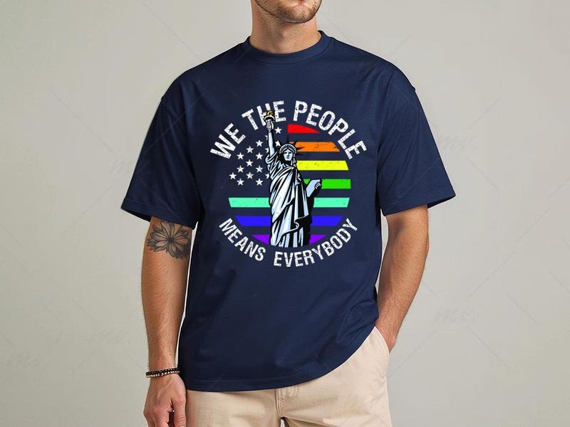 We The People Means Everyone Shirt, Equal Rights, Pride Shirt, LGBT T-Shirt, Social Justice, Human Rights, Anti Racism...