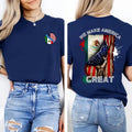 We make America great shirt, Mexican American Shirt, Mexico , mexico Flag , cotton unisex shirt Sweatshirt Womenswear Hoodie