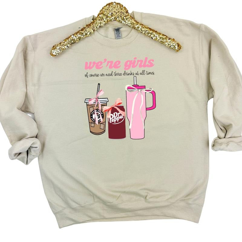 We're Girls Sweatshirt 'NLB' T-Shirts, Hoodie | GrindPrints.com