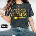 We'Re Off See Wizard Comfort Colors Magical Castle Universal Vacation Nerd Universal Studios Shirt Family T-Shirts, Hoodie, Sweatshirt