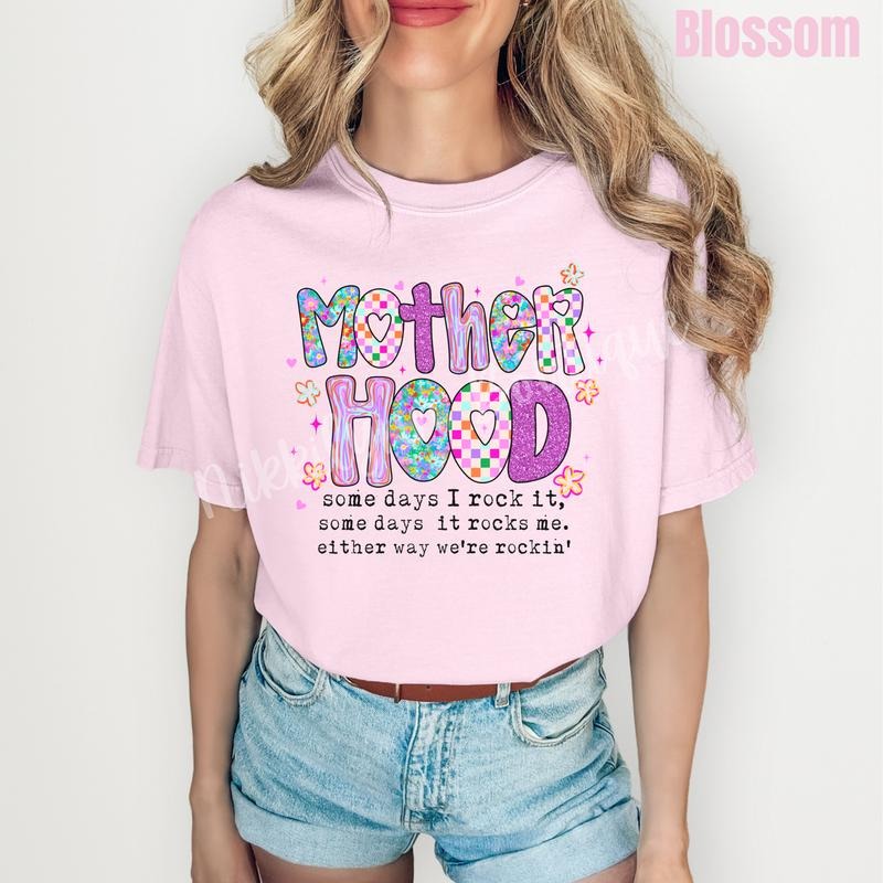 We're Rockin Mother Hood Comfort Colors T-Shirt 'NLB' Hoodie, Sweatshirt | GrindPrints.com