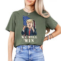 We will win - Donald Trump Shirt, Trump Win T-Shirt, Sweatshirt 2024. Fan Trump Style Hoodie | GrindPrints.com
