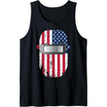 Welder Mask USA Flag Patriotic Welding Helmet Welder Gift Tank Top T-Shirts, Hoodie, Sweatshirt | GrindPrints.com