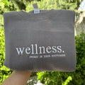 Wellness embroidered Sweatshirt; invest in your happiness embroidered crewneck T-Shirts, Hoodie | GrindPrints.com