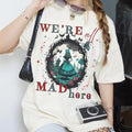 Were All Mad Here Vintage Alice Alice in Wonderland Shirt Book Shirt Bookish Things Alice in Wonderland Literary Shirt...