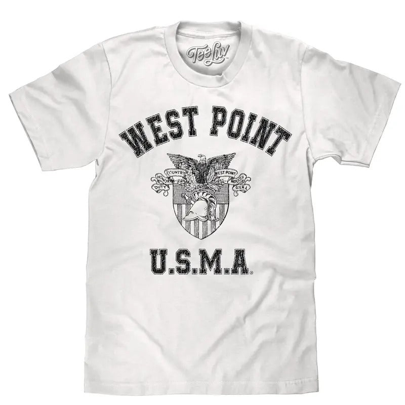 West Point U.S.M.A T-Shirt - White Hoodie, Sweatshirt | GrindPrints.com