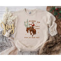Western Cowboy Christmas Sweater, Hoodie, Tee, Cowgirl Giddy Up Jingle Horse Pick Up Your Feet, Howdy Country Xmas Horse...