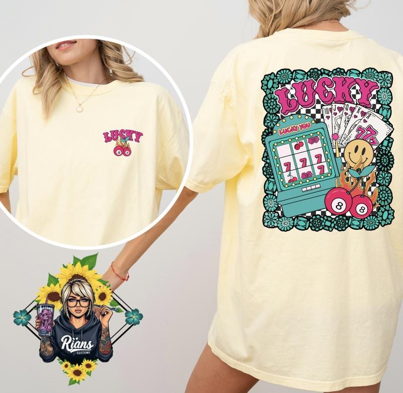 Western LUCKY Unisex Comfort Colors Tee Hoodie, Sweatshirt | GrindPrints.com