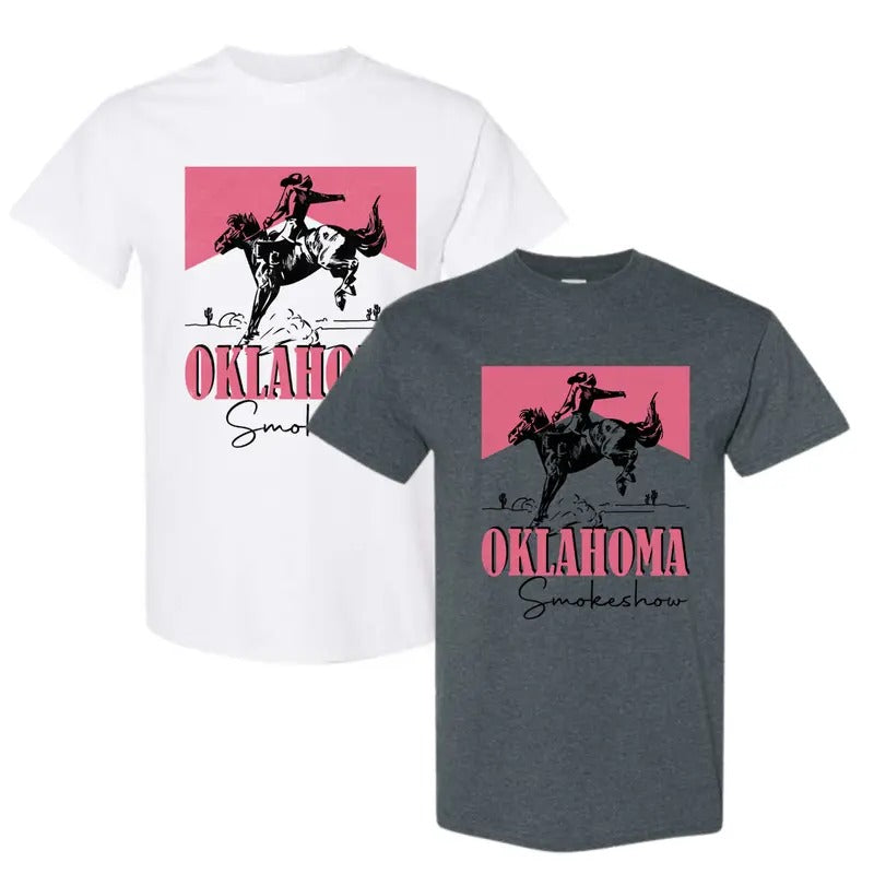 Western Oklahoma Smokeshow Cowboy Rodeo Shirt Hoodie, Sweatshirt | GrindPrints.com