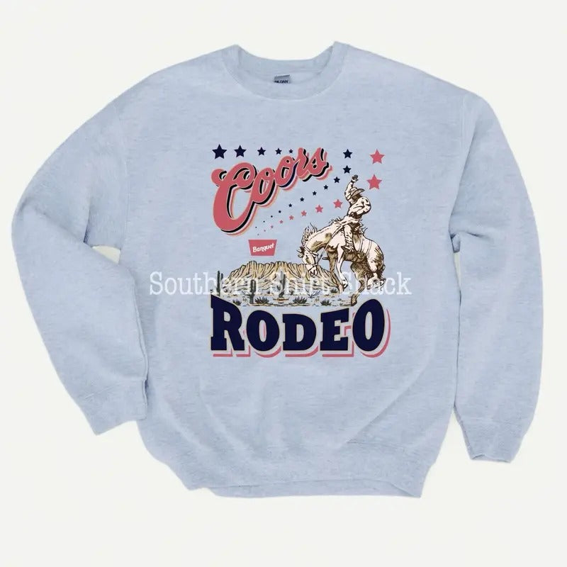 Western Rodeo Beer Sweatshirt T-Shirts, Hoodie | GrindPrints.com