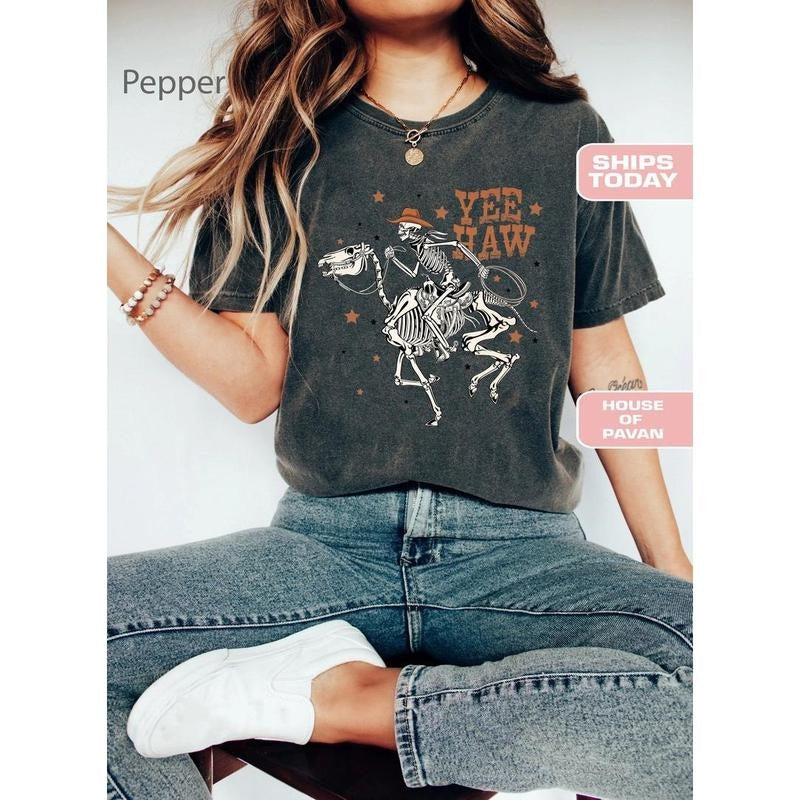Western Rodeo Shirt, Yeehaw Cowboy, Cowboy Retro Tee Shirt, Boho, Vintage, Western Graphic vintage T-shirt, sweater and...
