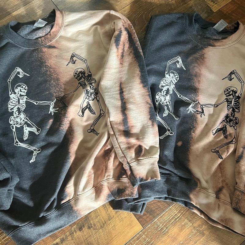 Wet bleach skeleton sweater no hood T-Shirts, Hoodie, Sweatshirt | GrindPrints.com