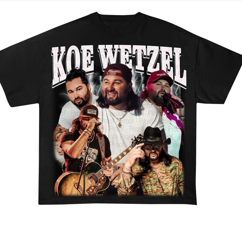 Wetzel Tour Merch Shirt, Koe Wetzel T-shirt, Wetzel Country Music shirt, Bootleg Tee, Western Graphic Tee, Wetzel Album...