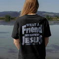 What a Friend We Have in Jesus Shirt Cotton Casual Street Style Crew Neck Short Sleeve T-Shirt Trendy Top for Women for...
