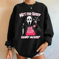 Whats Your Favorite Scary Movie Sweatshirt, No You Hang Up, Ghostface Sweatshirt, Scream Movie Sweatshirt, Halloween...