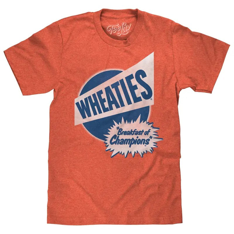 Wheaties Breakfast of Champions T-Shirt - Orange Hoodie, Sweatshirt | GrindPrints.com