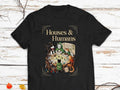 Whimsical Houses & Humans Cats DND Inspired T-Shirt, Perfect for Gamers who Love Cats and Casual Wear, Dungeons and...