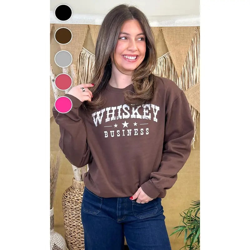 Whiskey Business Graphic Sweatshirt T-Shirts, Hoodie | GrindPrints.com
