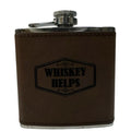 Whiskey Helps Flask Drinkware T-Shirts, Hoodie, Sweatshirt