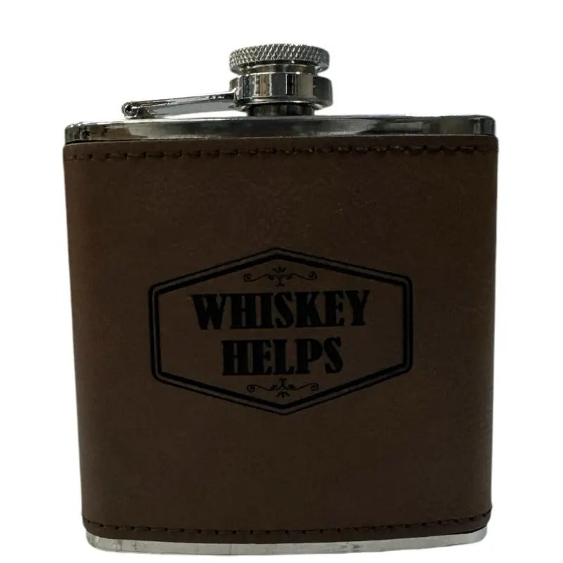 Whiskey Helps Flask Drinkware T-Shirts, Hoodie, Sweatshirt