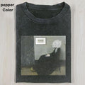 Whistler's Mother Graphic Tee , MR BEAN ART T-SHIRT, Funny Graphic T-shirt, Unisex Movie Shirt Menswear Womenswear...