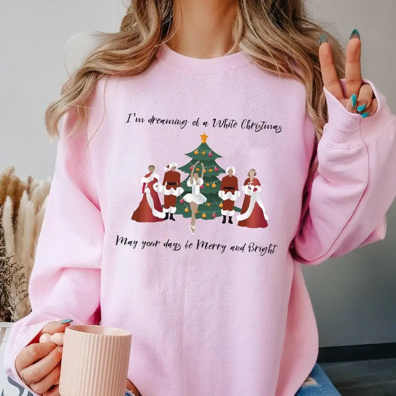 White Christmas Movie 1954 Sweathirt, Haynes Sisters Sweatshirt, Christmas White Movie Shirt Hoodie | GrindPrints.com