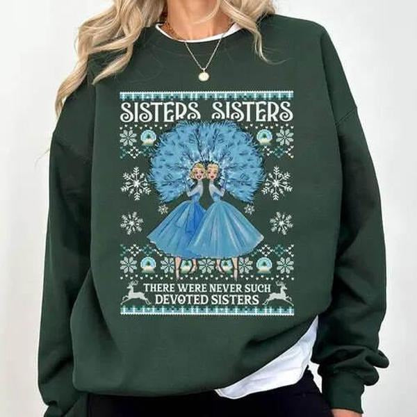 White Christmas Movie Ugly Christmas Sweatshirrt T-Shirts, Hoodie, Sweatshirt | GrindPrints.com