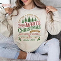 White Christmas Sweatshirt, Columbia Inn Pine Tree Vermont Christmas Sweatshirt, Christmas Movie Sweatshirt, A White...