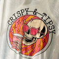 White Crispy Skeleton Graphic Tank T-Shirts, Hoodie, Sweatshirt | GrindPrints.com