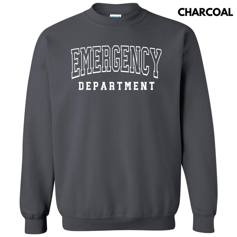 White Emergency Dept Sweatshirt 'NLB' T-Shirts, Hoodie | GrindPrints.com