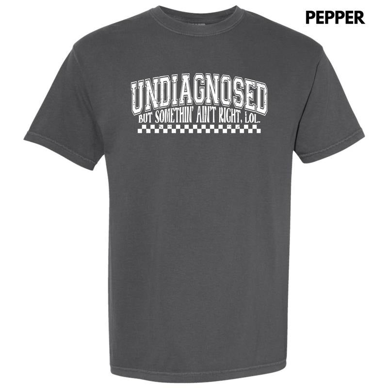 White Undiagnosed Comfort Colors T-Shirt 'NLB' Hoodie, Sweatshirt | GrindPrints.com