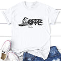 Potter Love Tee, Proudly Printed In The USA, Tee Gray / White, #sassy #cute #colorprint Hoodie, Sweatshirt | GrindPrints.com