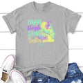 Happy People Shine Brighter Tee, Proudly Printed In The USA, Tee Gray / White, #sassy #cute #colorprint Hoodie, Sweatshirt
