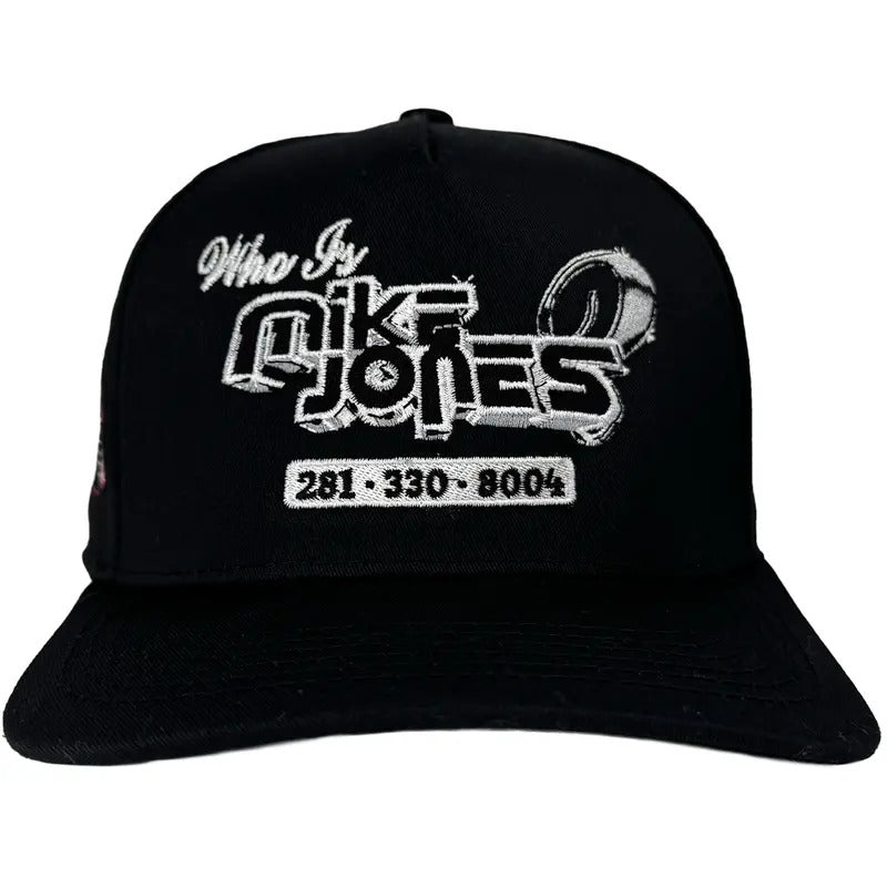 Who Is Mike Jones Custom Embroidered Black Snapback Blockhead T-Shirts, Hoodie, Sweatshirt | GrindPrints.com