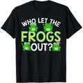 Who Let The Frogs Out Funny Frog Lovers MM T-Shirt  Made in USA Hoodie, Sweatshirt | GrindPrints.com