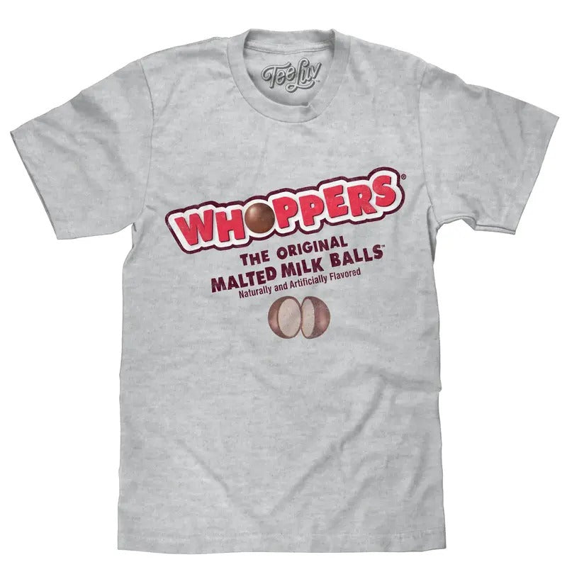 Whoppers The Original Malted Milk Ball T-Shirt - Athletic Heather Hoodie, Sweatshirt | GrindPrints.com