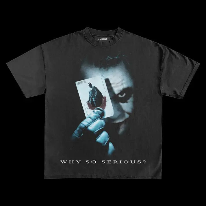 Why So Serious? Vintage Tee Hoodie, Sweatshirt | GrindPrints.com