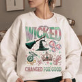 Wicked Change For Good Shirt, Defy Gravity Broomstick Magic Wand, Wizard Movie Fan Shirt, Wicked Musical Fan Gift Comfort...