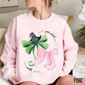 Wicked the Movie Sweatshirt Hoodie, T-Shirt, Wicked Inspired Bow Pink Goes Good With Green Broadway Movie Elphaba Glinda...