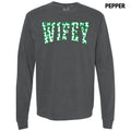 Wifey Clovers Long Sleeve Comfort Colors T-Shirt 'NLB' Hoodie, Sweatshirt | GrindPrints.com