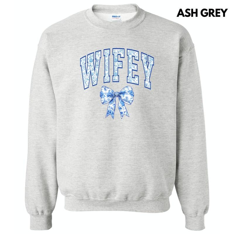 Wifey Ginger Jar Florals Sweatshirt 'NLB' T-Shirts, Hoodie | GrindPrints.com