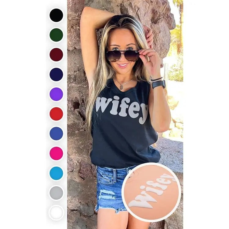 Wifey Magic Puff Tank Top T-Shirts, Hoodie, Sweatshirt | GrindPrints.com