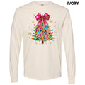 Wild Colors Christmas Tree Long Sleeve Comfort Colors T-Shirt 'NLB' Hoodie, Sweatshirt | GrindPrints.com
