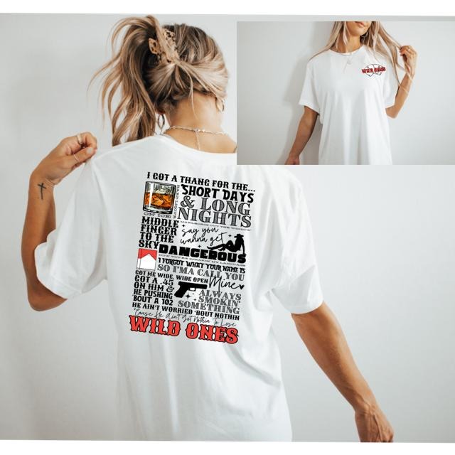 Wild Ones Tee. cotton over-sized Casual Comfort Hoodie, Sweatshirt | GrindPrints.com