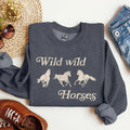 Wild Wild Horses, Country, Western Sweatshirt T-Shirts, Hoodie | GrindPrints.com