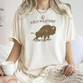 Wild Wild West, Buffalo, Country, Cowboy, Cowgirl, Tshirt, Women's Crew Neck, Crewneck Hoodie, Sweatshirt | GrindPrints.com