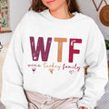 Wine Turkey Family Unisex Sweatshirt, Thanksgiving Gift Sweatshirt T-Shirts, Hoodie | GrindPrints.com