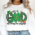 With God All Things Are Possible DTF Transfers - THIS IS NOT A SHIRT Hoodie, Sweatshirt | GrindPrints.com